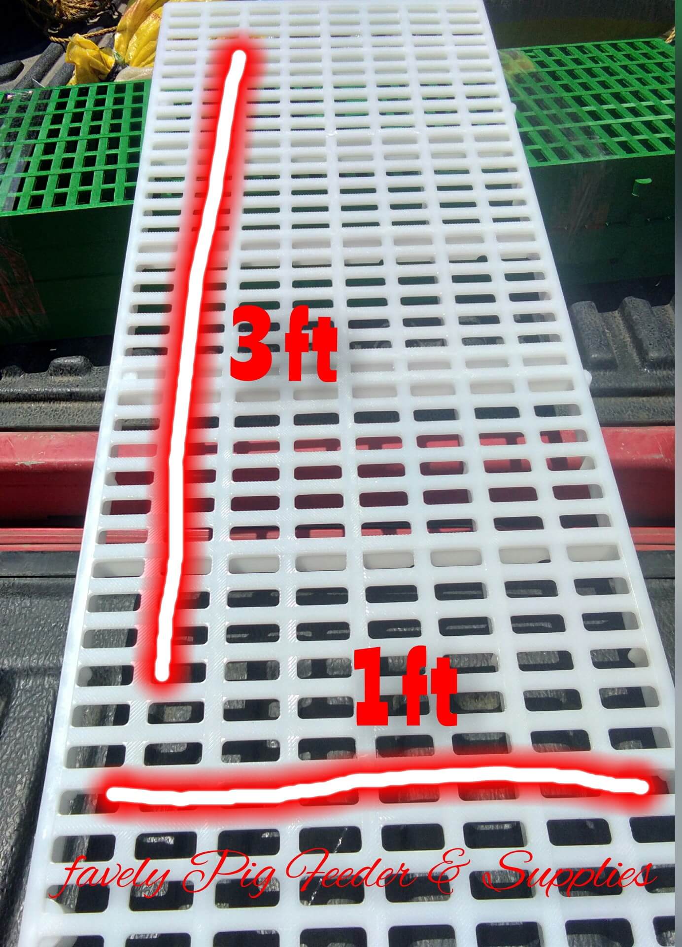 HPDE Plastic Matting 1ft x 3ft