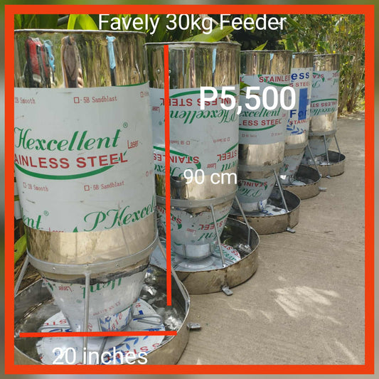 Favely 30kg Autofeeder - Stainless